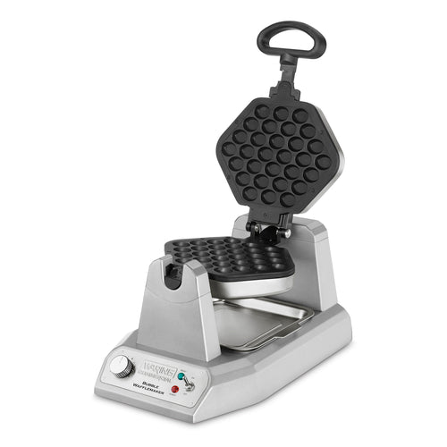 Waring WBW300X Bubble Waffle Maker, single, bakes up to (25) bubble waffles per hour, rotary fe