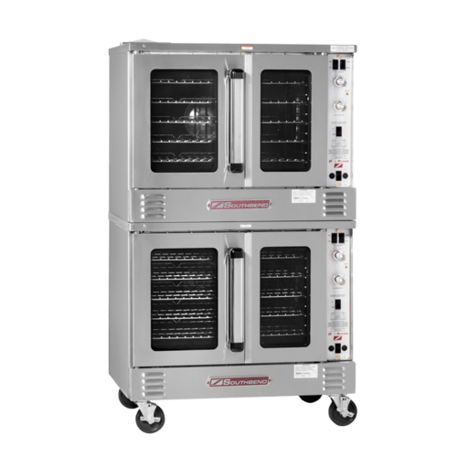 Southbend BGS/23SC Bronze Convection Oven, gas, double-deck, standard depth, (5) plated racks, 11-p