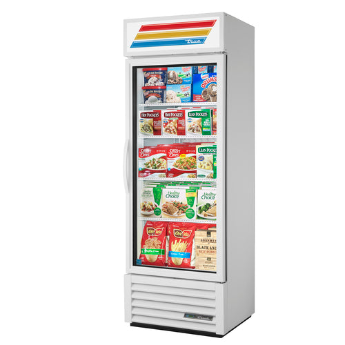 True GDM-19T-F~TSL01 Freezer Merchandiser, one-section, bottom mounted self-contained refrigeration,