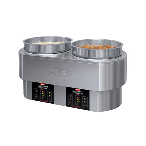 Hatco RHW-2-208 Round Food Warmer/Cooker, electric, countertop, (2) 11 qt. ro