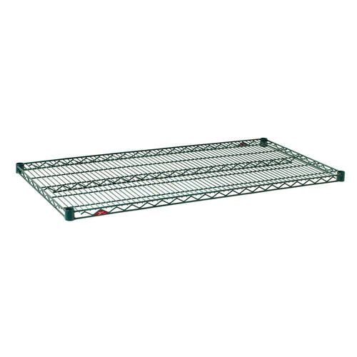 Metro 1442NK3  - Super Erectar Shelf, wire, 42 in W x 14 in D, Metroseal Green epoxy