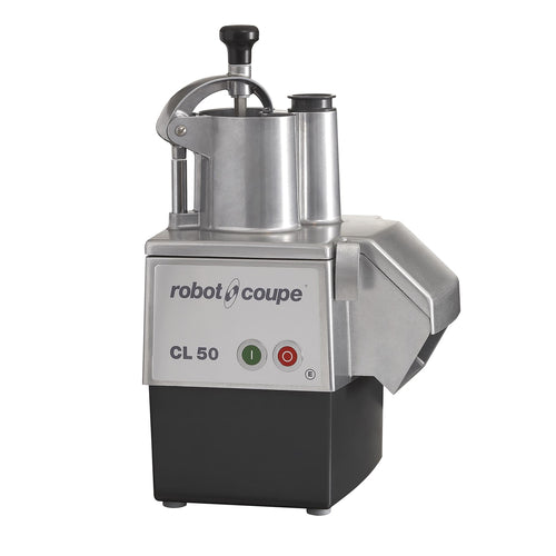 Robot Coupe CL50E Commercial Food Processor, includes: vegetable prep attachment with kidney shape
