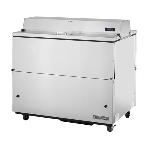 True TMC-49-S-DS-SS-HC Mobile Milk Cooler, forced-air, (12) 13 in  x 13 in  x 11-1/8 in  crate capacity