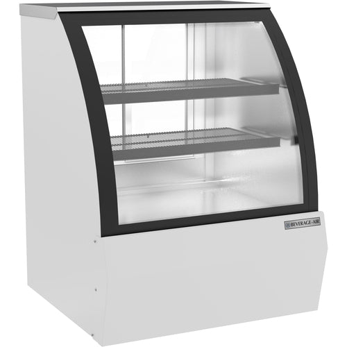 Beverage Air CDR3HC-1-W Refrigerated Deli Case, open food rated, 37-1/4 in  W, 10 cu. ft. capacity, curv