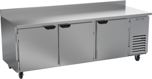 Beverage Air WTR93AHC Worktop Refrigerator, three-section, 93 in W, 29.7 cu. ft., (3) solid doors, (6)