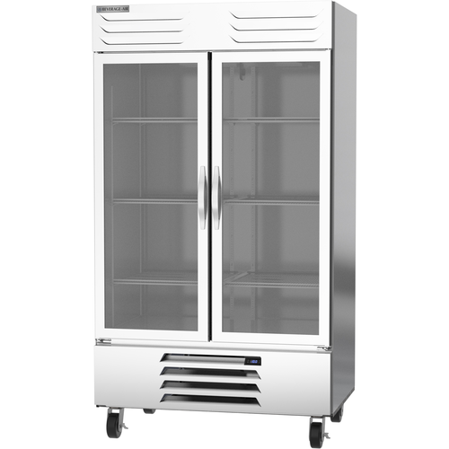 Beverage Air FB44HC-1G Vistar Freezer, reach-in, two-section, 47 in W, 84-1/8 in H, 44 cu. ft., electro