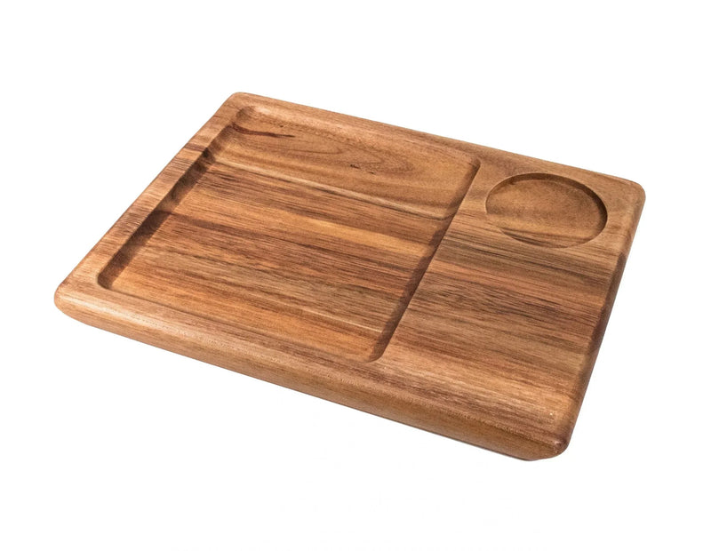 On The Table 116 Medium Plate with Recess Hole 10"x 8"