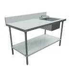 Stainless Steel Work Tables & Prep Sinks