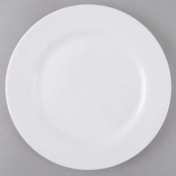 Arcoroc Intensity White 10" Rim Plate (12/Case) | V1536