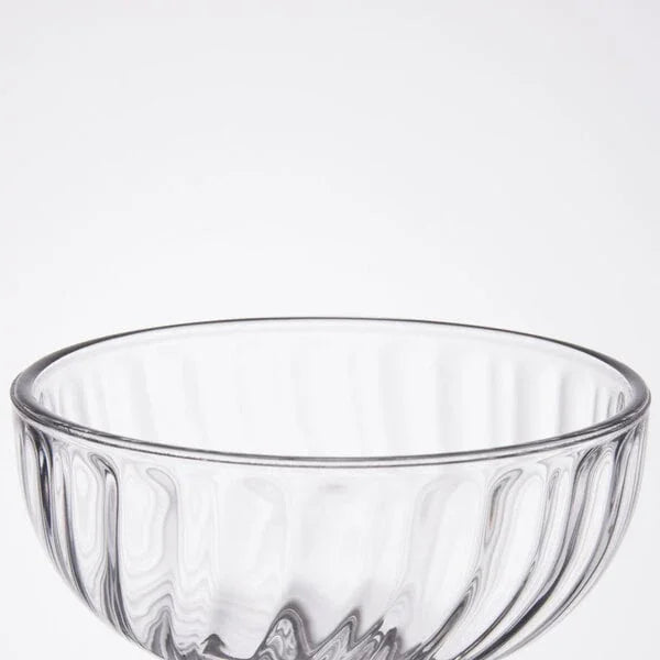 Arcoroc Desserts 7 oz Optic Swirl Dessert Glass (24/Case) | V7429