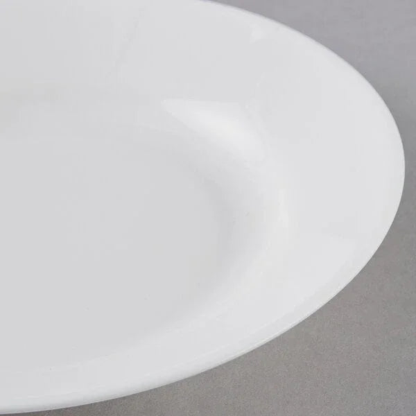 Arcoroc Restaurant White 23 oz Rim Soup Plate (24/Case) | 22514