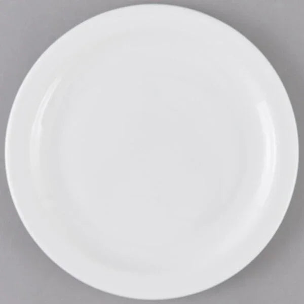 Arcoroc Restaurant White 9.25" Rim Plate (24/Case) | 57975