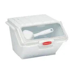 Rubbermaid FG9G6000WHT | Ingredient Bin | Shelf w/Scoop [2020978]