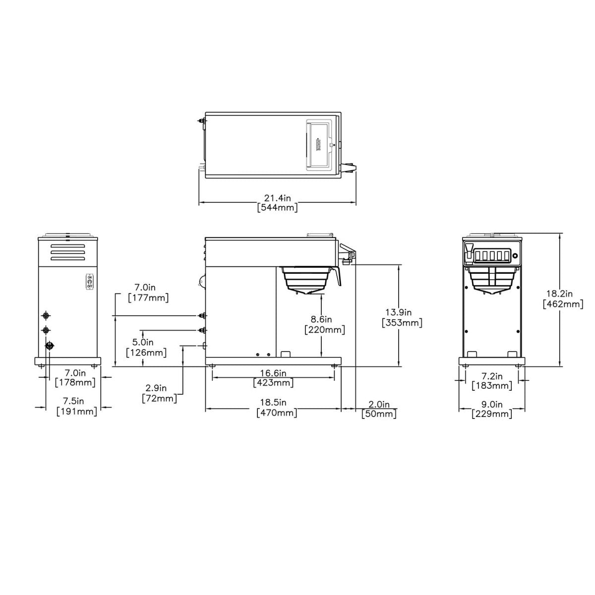BUNN-O-MATIC 12950.6123 Overview and Features for CWTF-DV TC ST/PF