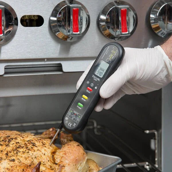 Taylor Dual Temp HACCP Digital Infrared Thermometer with Fold Out Thermocouple Probe | 9306N