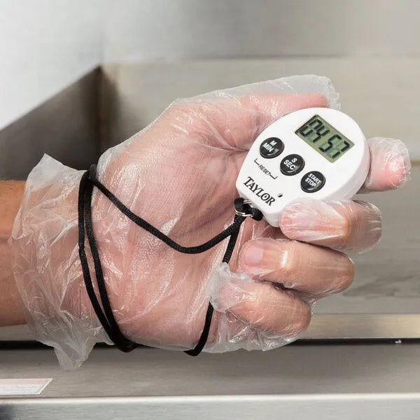 Taylor Digital 100 minute Kitchen Timer and Stopwatch with Lanyard | 5816N