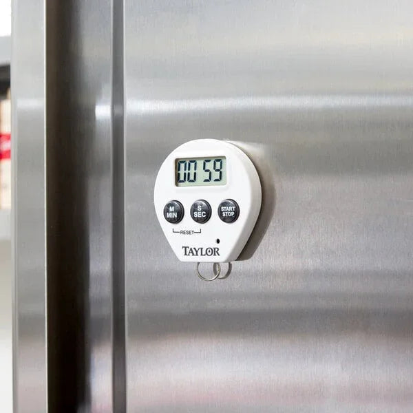 Taylor Digital 100 minute Kitchen Timer and Stopwatch with Lanyard | 5816N