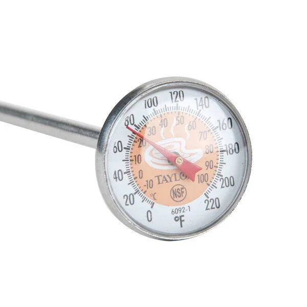 Taylor HACCP Food Safety Instant Read Pocket Probe Thermometer (0° to 220°F) - Brown/Cooked Meat | 6092NBRBC