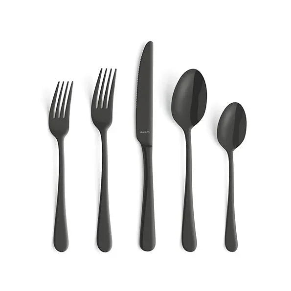 Tableware Cutlery 1202VTB000375 Teaspoon, 5-5/16 in , 18/0 stainless steel with matte black PVD finish, Diplomat