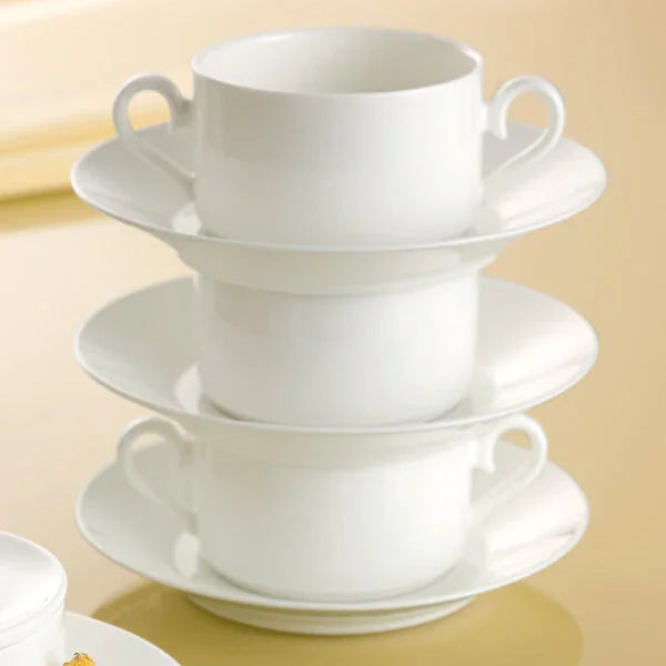 Villeroy & Boch 16-3272-2513 Soup Cup, 9 oz., stackable, premium bone porcelain, Stella Hotel