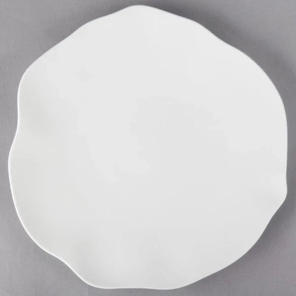 Villeroy & Boch 16-4033-2680 Plate, 12-1/2 in , round, flat, premium bone porcelain, Blossom