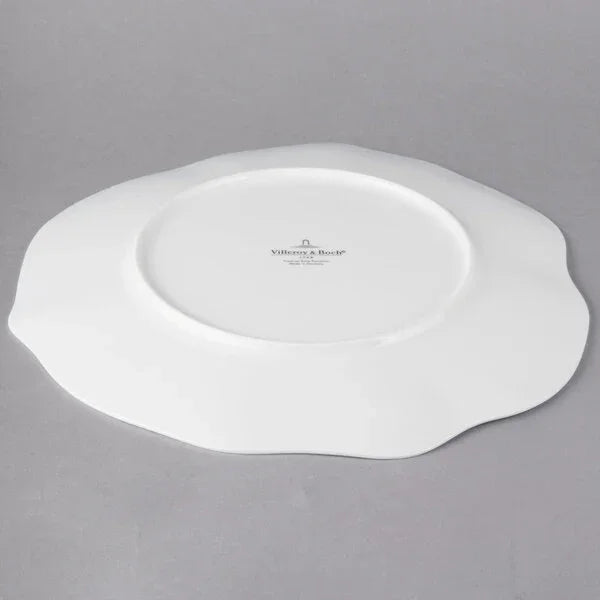 Villeroy & Boch 16-4033-2680 Plate, 12-1/2 in , round, flat, premium bone porcelain, Blossom