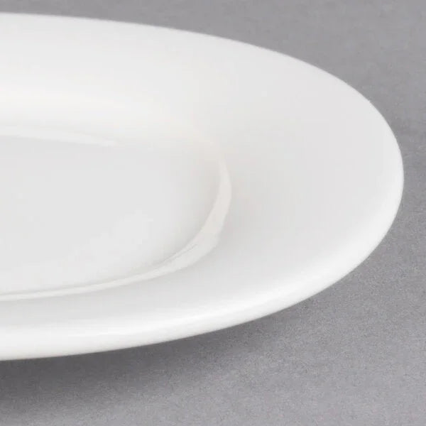 Villeroy & Boch 16-4004-2740 Plate, 6-1/2 in  x 5-3/4 in , oval, premium porcelain, Affinity