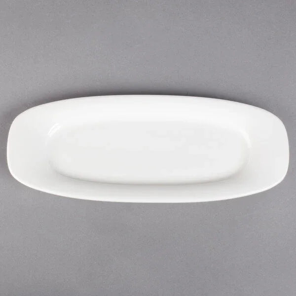 Villeroy & Boch 16-4004-2920 Platter, 13-3/4 in  x 4-3/4 in , oval, premium porcelain, Affinity