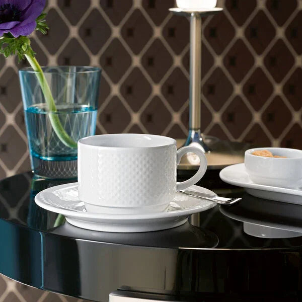 Villeroy & Boch 16-2155-2640 Plate, 8-1/4 in , flat, dishwasher/microwave/salamander safe, premium porcelain,