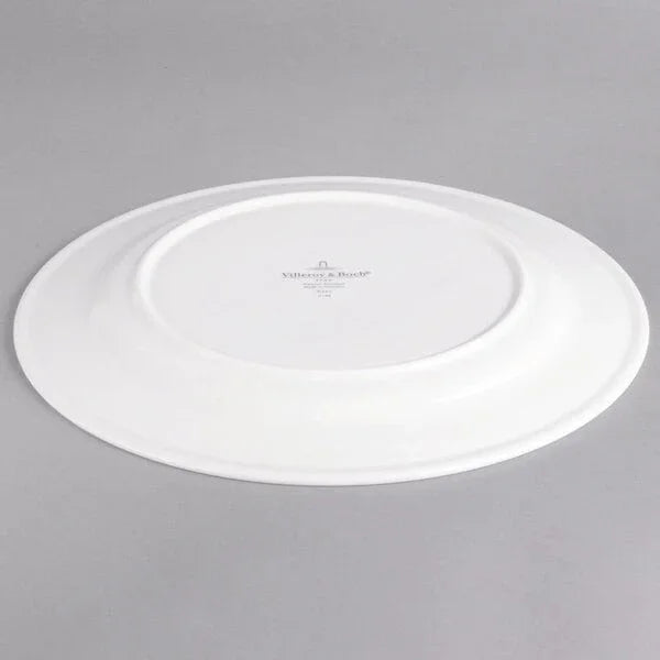 Villeroy & Boch 16-2155-2620 Plate, 10-1/2 in , flat, dishwasher/microwave/salamander safe, premium porcelain