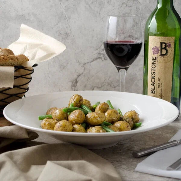 Villeroy & Boch 16-3275-2701 Plate, 11-1/4 in , 9-1/2 oz., round, coupe, deep, premium porcelain, Marchesi