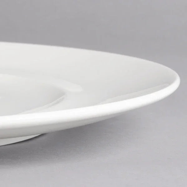 Villeroy & Boch 16-3275-2796 Plate, 11-1/4 in  x 7 in  well, flat, premium porcelain, Marchesi