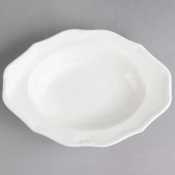 Villeroy & Boch 16-3318-2760 Plate, 10 in  x 7-1/4 in , 11-3/4 oz., oval, deep, dishwasher, microwave and sal