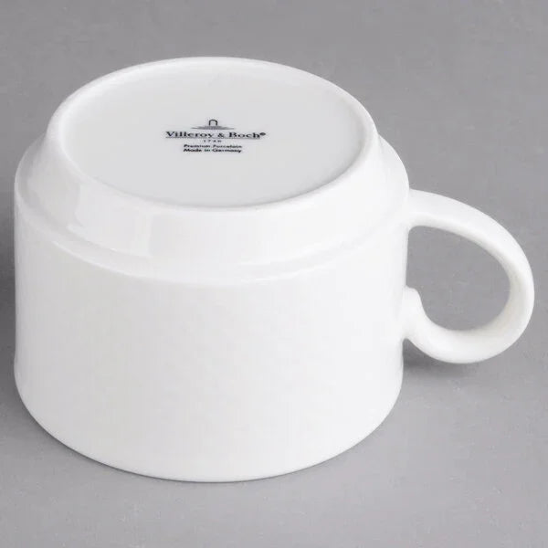 Villeroy & Boch 16-2155-1271 Cup #2, 7-1/2 oz., stackable, dishwasher/microwave/salamander safe, premium porc