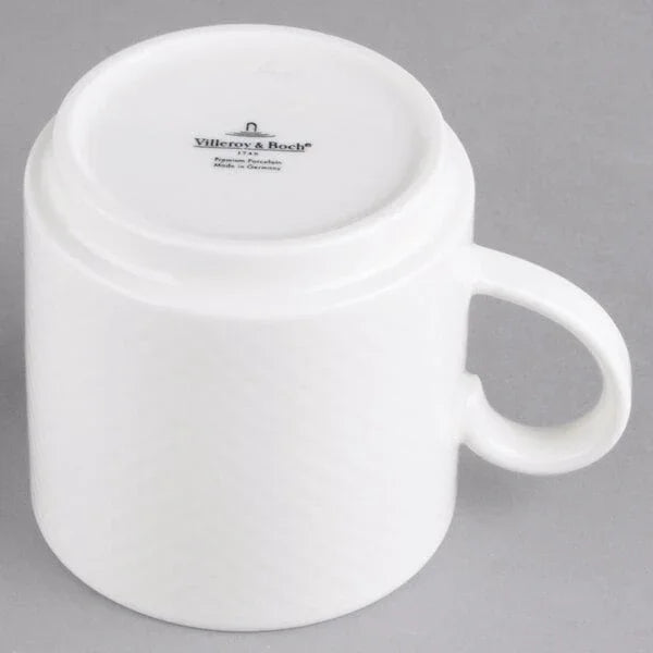 Villeroy & Boch 16-2155-4879 Mug, 9 oz., stackable, dishwasher/microwave/salamander safe, premium porcelain,