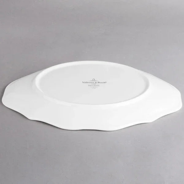 Villeroy & Boch 16-3318-2720 Plate, 12 in  x 9 in , oval, dishwasher, microwave and salamander safe, premium