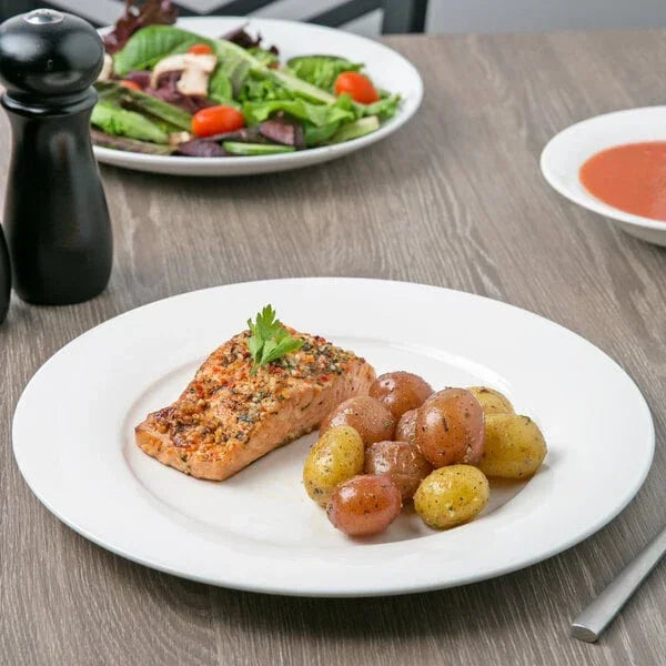 Villeroy & Boch 16-4004-2610 Plate, 11-1/4 in  dia., round, flat, white, premium porcelain, Affinity