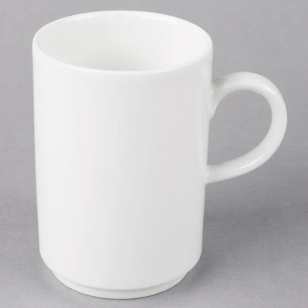 Villeroy & Boch 16-2040-4894 Mug, 13-1/2 oz., stackable, white, premium porcelain, Universal