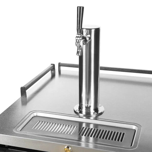 Beverage Air 24"  Draft Beer Cooler with Portable Design and Self-Closing Door, 7.66 cu. ft. | BM23HC-B