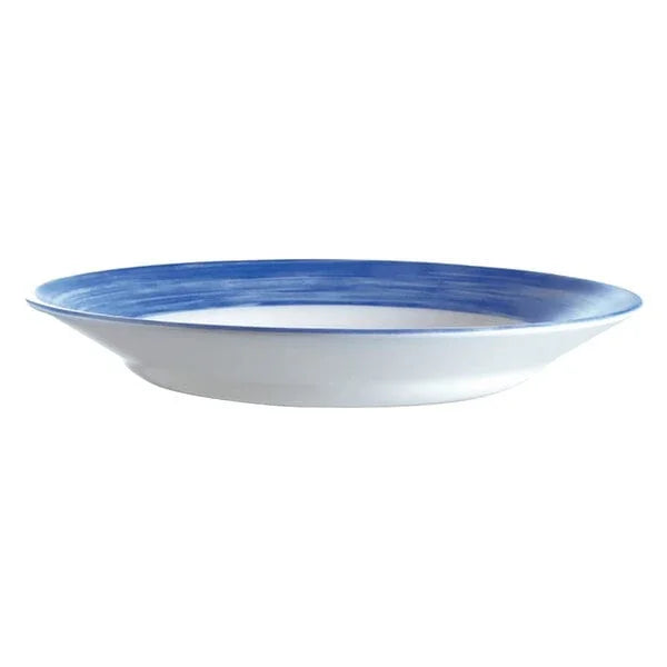 Arcoroc Brushed Blue Jeam 23 oz Rim Soup Plate (24/Case) | H3610