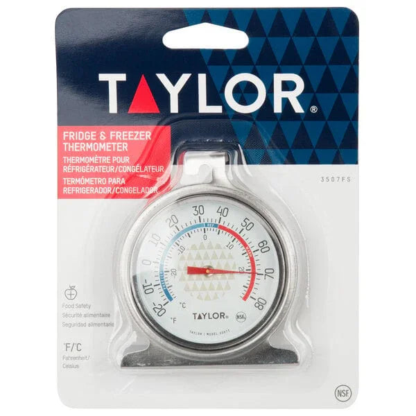 Taylor Refrigerator/Freezer 2-1/2" Dial Thermometer | 3507FS