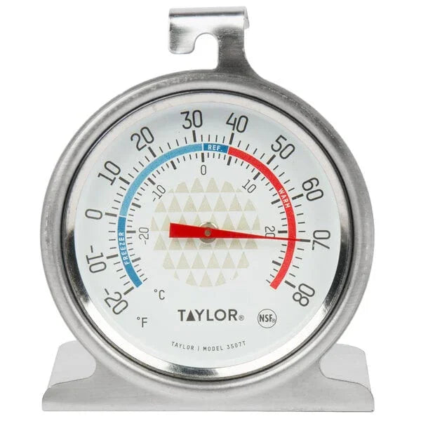 Taylor Refrigerator/Freezer 2-1/2" Dial Thermometer | 3507FS