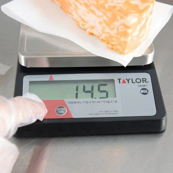 Taylor Compact Digital Portion Control Scale for Precise Measurement up to 11 lb. | TE10FT