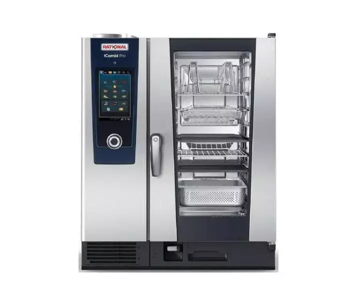 Rational CE1GRRA.0000241 (CE1GRRA.0000241 - LP - 208/240V) iCombi Pro 10-Full Size Combi Oven, liquid pro