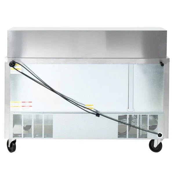 Beverage Air 60" Two Door Mega Top Refrigerated Sandwich Prep Table, 16.02 cu. ft. | SPE60HC-24M