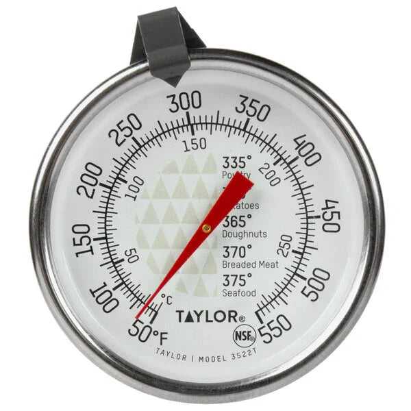 Taylor 12" Candy/Deep Fry Thermometer, 50° to 550°F | 3522FS