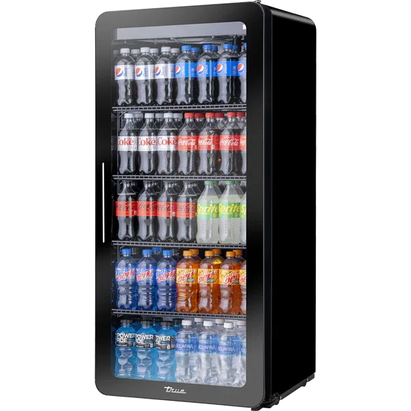 True CVM-11-HC~EGC01 | 25" Curved Edge Refrigerated Merchandiser 11 cu. ft.