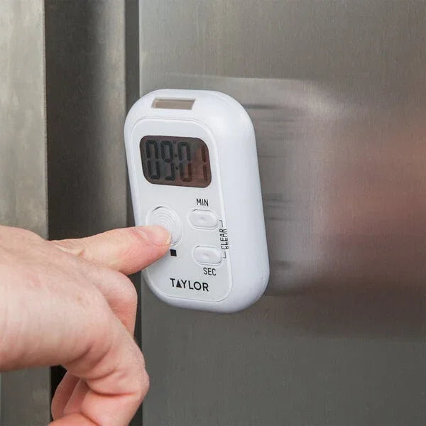 Taylor Digital Kitchen Timer with Sound, Light, and Vibration Alerts | 5879
