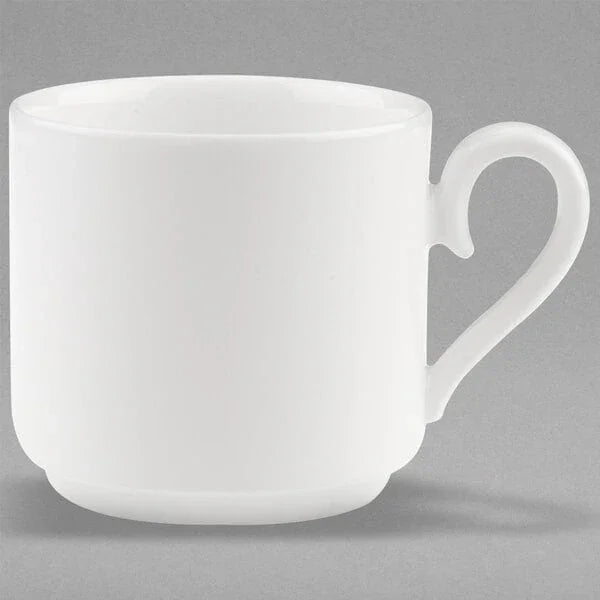 Villeroy & Boch 16-3272-1271 Cup #2, 7-1/2 oz., stackable, premium bone porcelain, Stella Hotel
