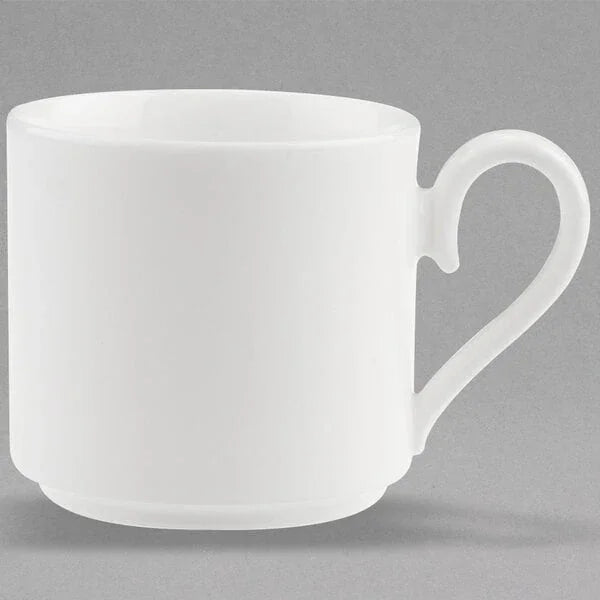 Villeroy & Boch 16-3272-1451 Cup #8, 3-1/3 oz., stackable, premium bone porcelain, Stella Hotel
